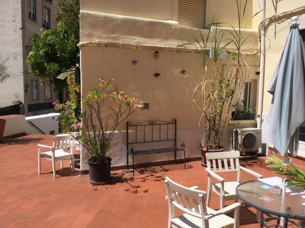 Ferienwohnung Costa Do Castelo Terrace, Em Rua Dos Lagares 8 Lissabon Exterior foto